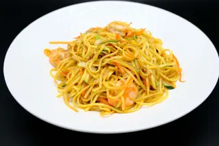 037 - Spaghetti saltati con gamberi