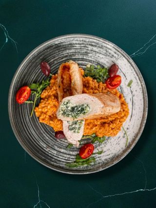 Piletina sa rukolom i spanaćem