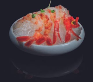 040 Sashimi gambero crudo - 4 pezzi