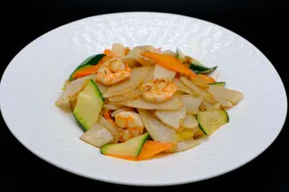 042 - Gnocchi di riso con gamberi