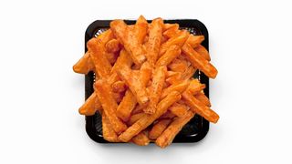 Батат Фри С Сырным Соусом ( 200 г )
