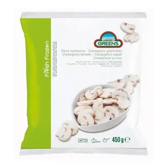 Greens Sliced Mushrooms 450G