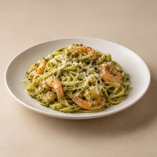 Pâte Pesto Gambas