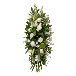 Cascading Floral Wreath