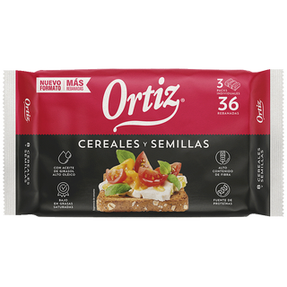 Pan Ortiz Multicereales 30 Rebanadas