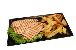 Petto di pollo alla griglia con patate