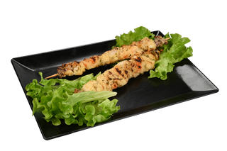 Spiedini di pesce al gratin