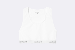 Carhartt Wip Wmns Script Racer Tank White S / Blanco