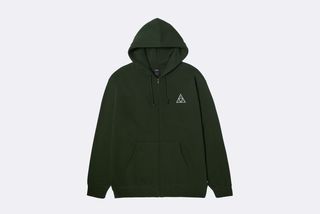 Huf Set Hoodie Hunter Green XL / Caqui