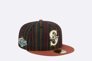 New Era Seattle Mariners Mlb Vintage Herringbone 59Fifty Fitted 7 / Marron