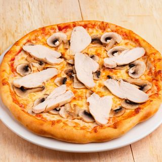 Курица с грибами (30см)