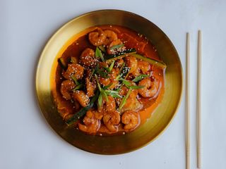 Креветки в кисло-сладком соусе (250г)