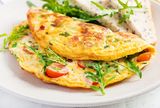 Омлет с сыром и колбасками (350г)