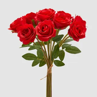 10 Rose rosse 80, 90 cm