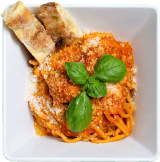Spaghettoni con polpette