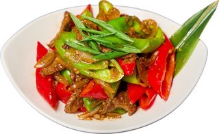 Перец жаренный с мясом (250г)