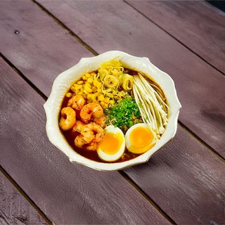 Рамён с тигровыми креветками(610г)