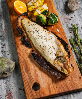 Судак с брокколи и морковью (680г)