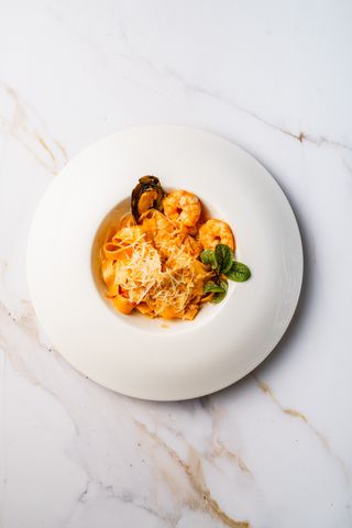 Паста с морепродуктами (350г)