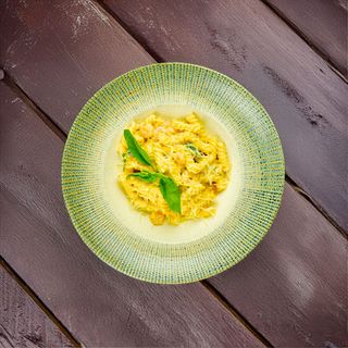 Fusilli с креветками и сливочно-цитрусовым соусом(489г)