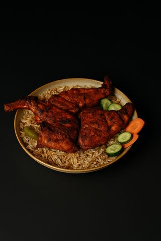 11. BBQ курица с рисом острый full