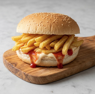 Panino patatine fritte