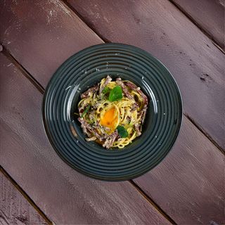 Spaghetti Carbonara — с копчёной утиной грудкой(473г)