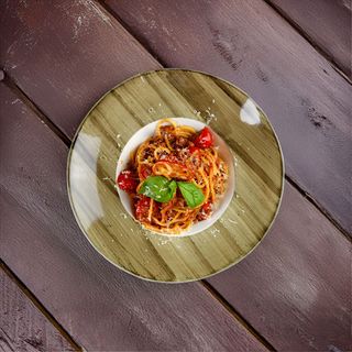 Spaghetti Bolognese с соусом из телятины и томатов(465г)