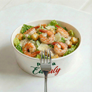 ცეზარის სალათი კრევეტით
