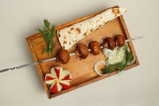 Шашлык - Шампиньоны (150г)