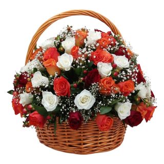 Classic Rose Basket