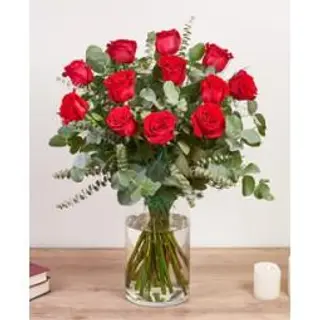 12 rose rosse