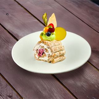Фисташково-меренговый рулет(200г)