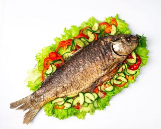 Сазан жареный 1 кг