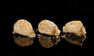 9a. Ravioli di gamberi alla griglia 4 pezzi