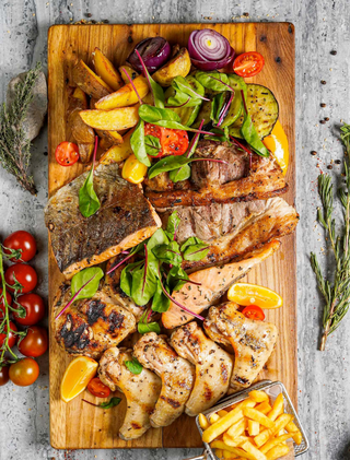 Микс гриль в хоспере (4-5 чел\ 2800г)