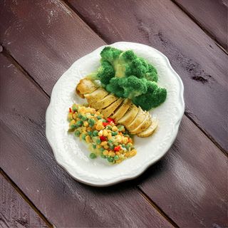 Гавайская смесь с брокколи и куриной грудкой(400г)