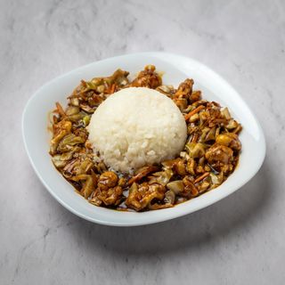 Meso sa pečurkama u soja sosu 700gr