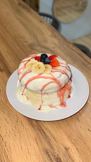 Ягодный японский панкейк (200г)