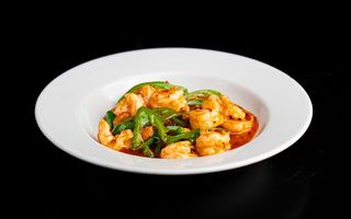 Gamberetti in salsa chili