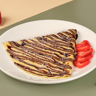 კრეპი შოკოლადით და მარწყვით