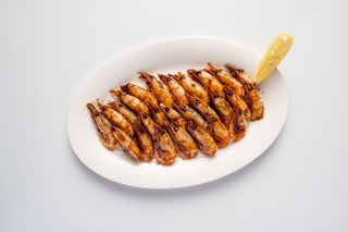 Жареные креветки (329гр)