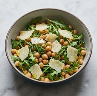 Ceci, rucola e grana