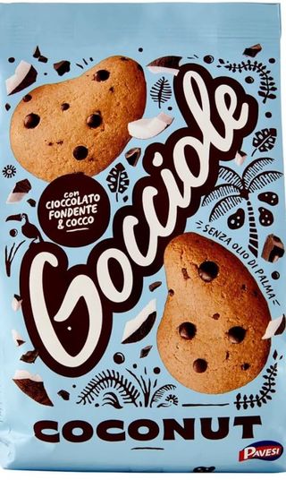 Gocciole cocco e cioccolato fondente