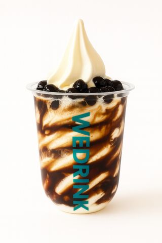 Сандэ с черным сахаром и тапиокой (400мл)