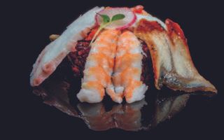 186 Chirashi black mix