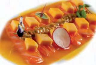 18 Carpaccio di salmone 6 pezzi 