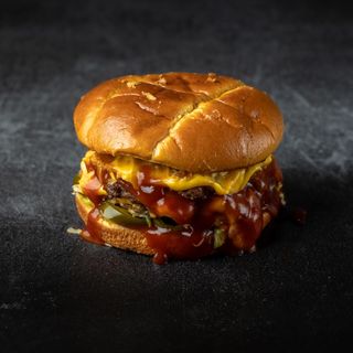 BBQ Jalapeno Smash Burger Triple