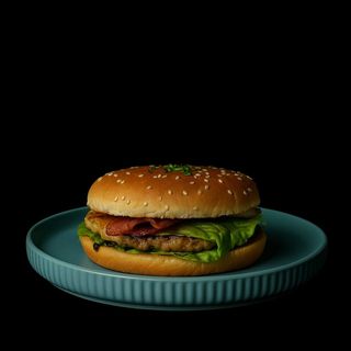 19. Куриный бургер