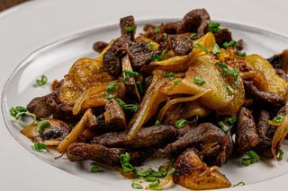 Домашний картофель с грибами (330г)